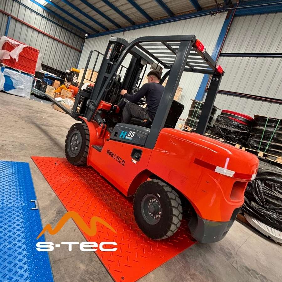 Placas HDPE de acceso temporal S-TEC