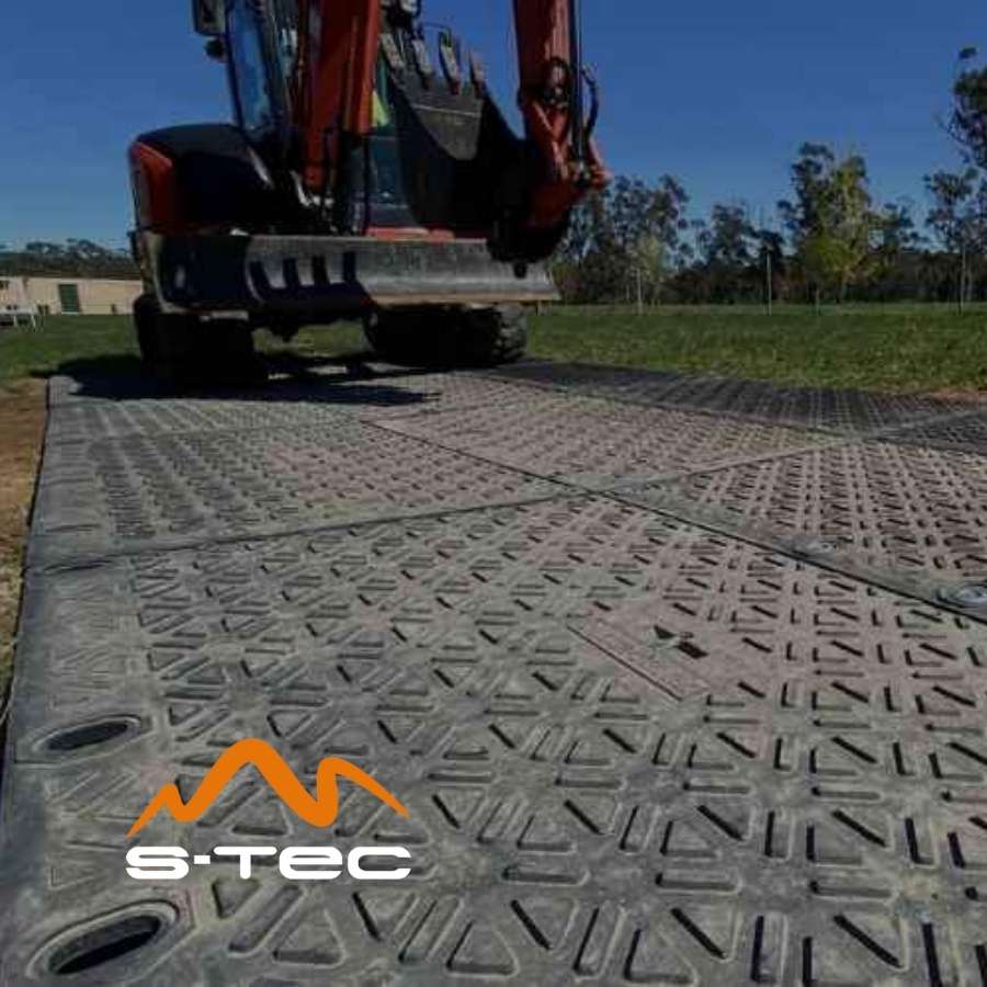 Placas HDPE de acceso temporal S-TEC